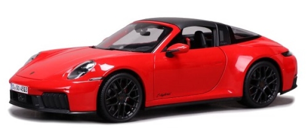 31470R Porsche 911 (992.2) TARGA 4 GTS HYBRID 2025 Red 1:18